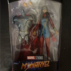 Marvel Legends Ms. Marvel Figure with Red and Blue Costume